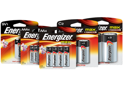 ENERGIZER MAX ALKALINE BATTERIES - BULK PACK