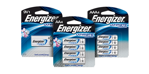 ENERGIZER ULTIMATE LITHIUM BATTERIES