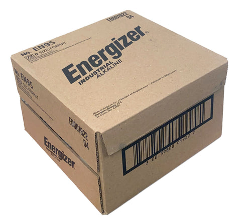 D Batteries | Alkaline | EN95 | Energizer Industrial | 72 Pack